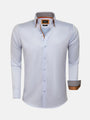 Shirt Long Sleeve 75428 Roma Light Blue 6XL