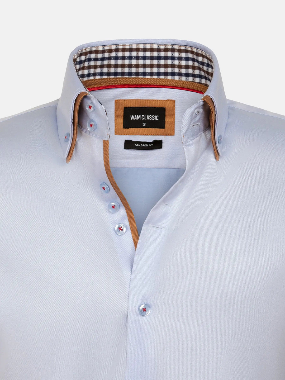 Shirt Long Sleeve 75428 Roma Light Blue 6XL