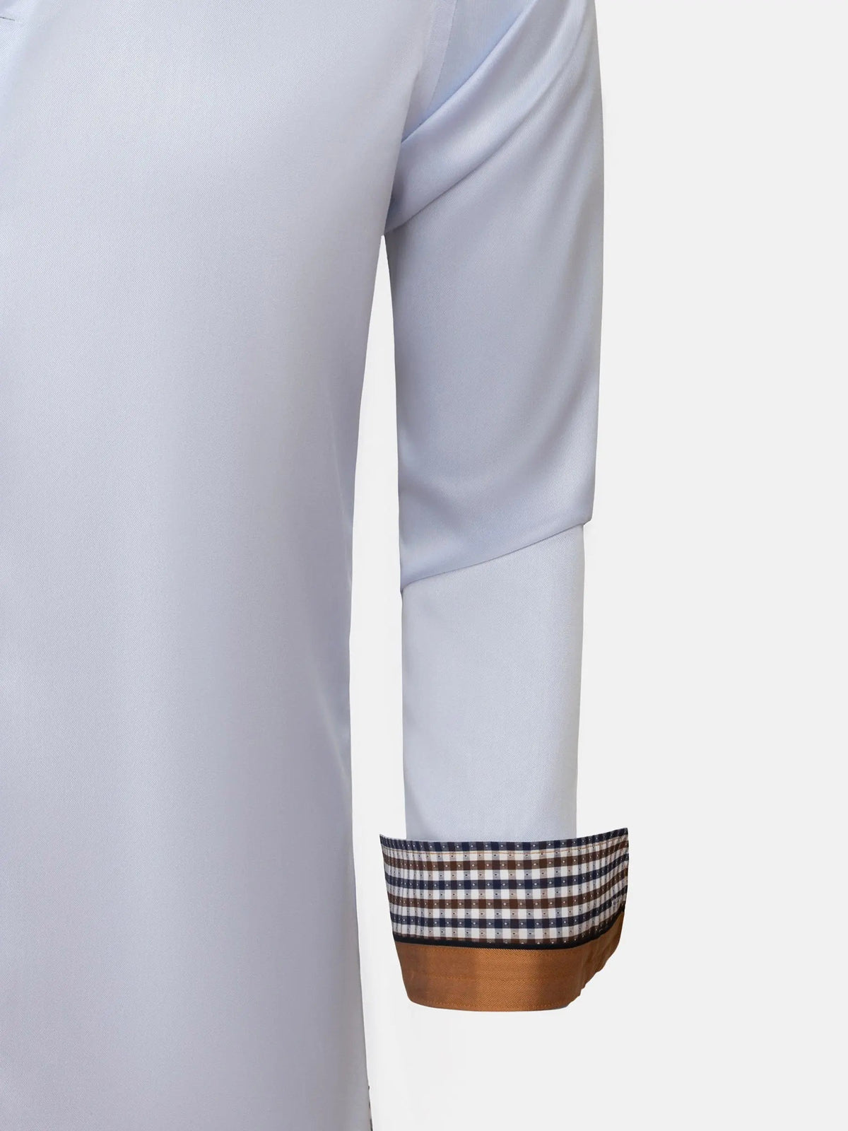 Shirt Long Sleeve 75428 Roma Light Blue 6XL