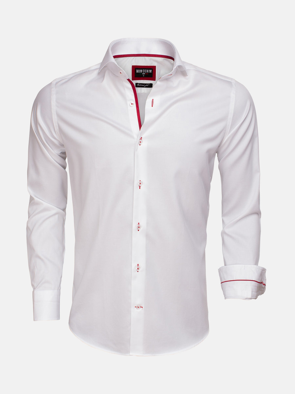 Shirt Long Sleeve 75525 Jaen White 6XL