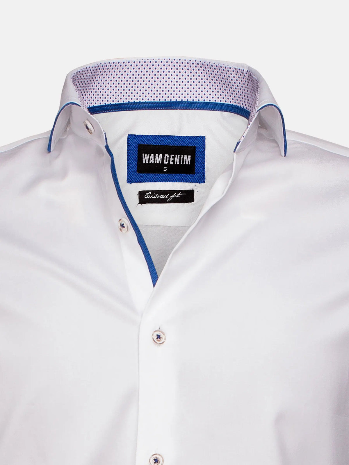 Shirt Long Sleeve 75541 Torino White 6XL