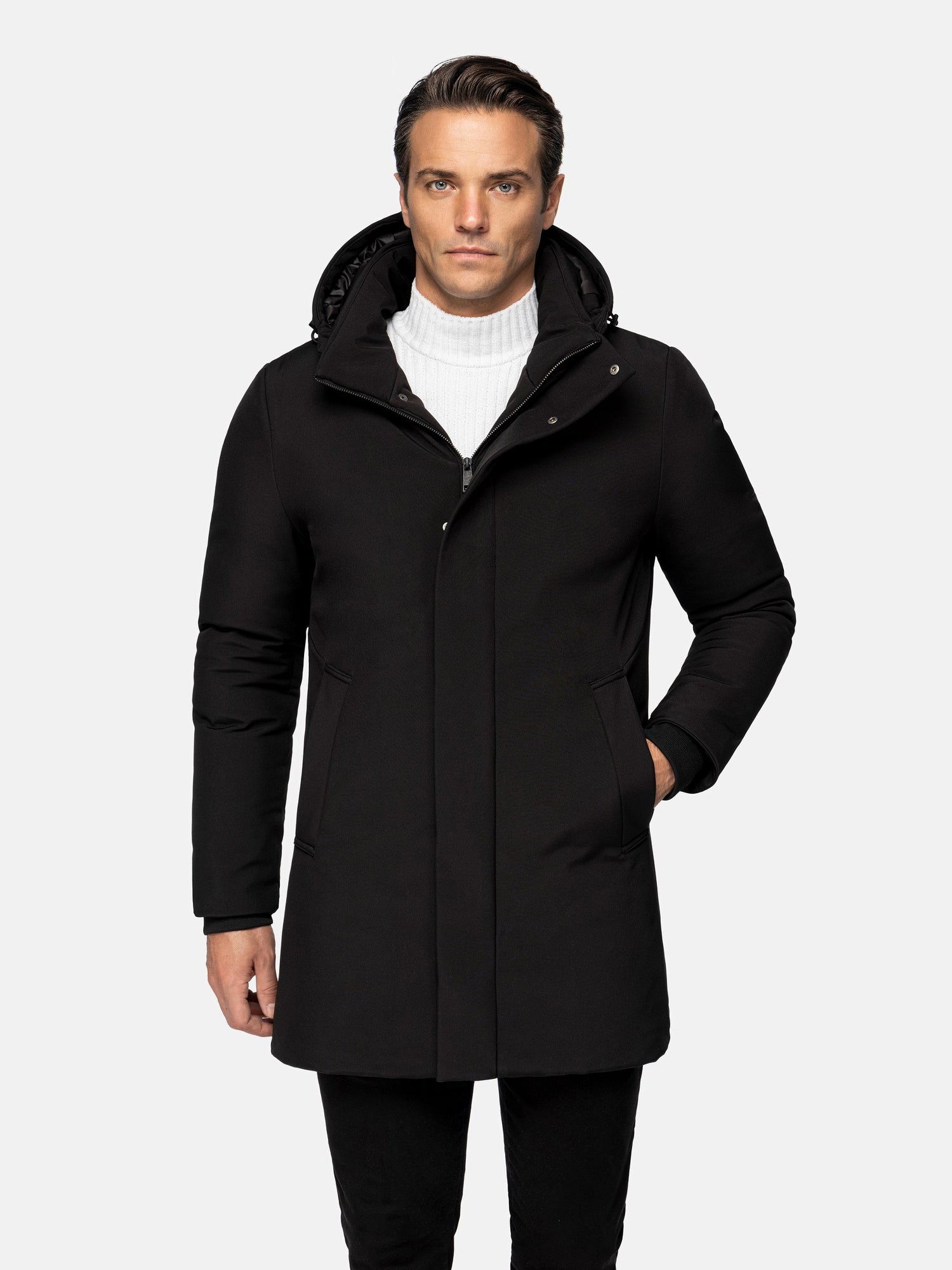 Cassel Water Resistance Black Winter Jket 6XL