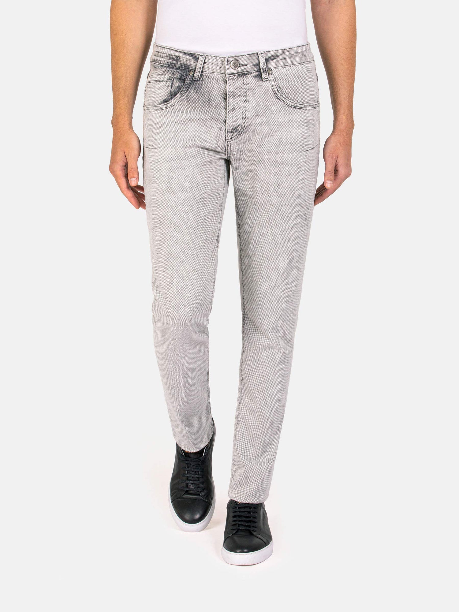 Ikhil Slim Fit Grey Jeans 40-34