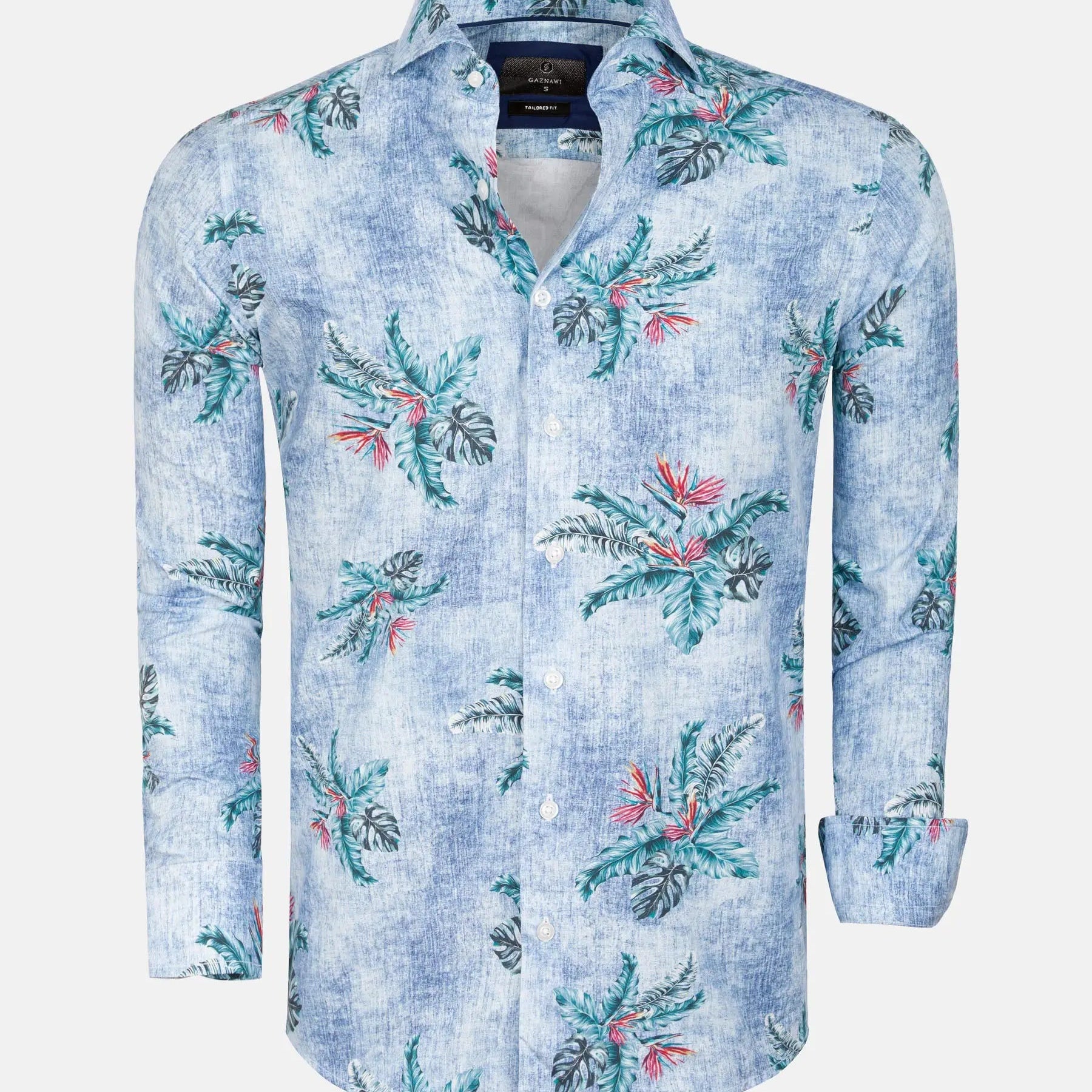 Shirt L.Sleeve 65045 Dark Navy Yellow 6XL