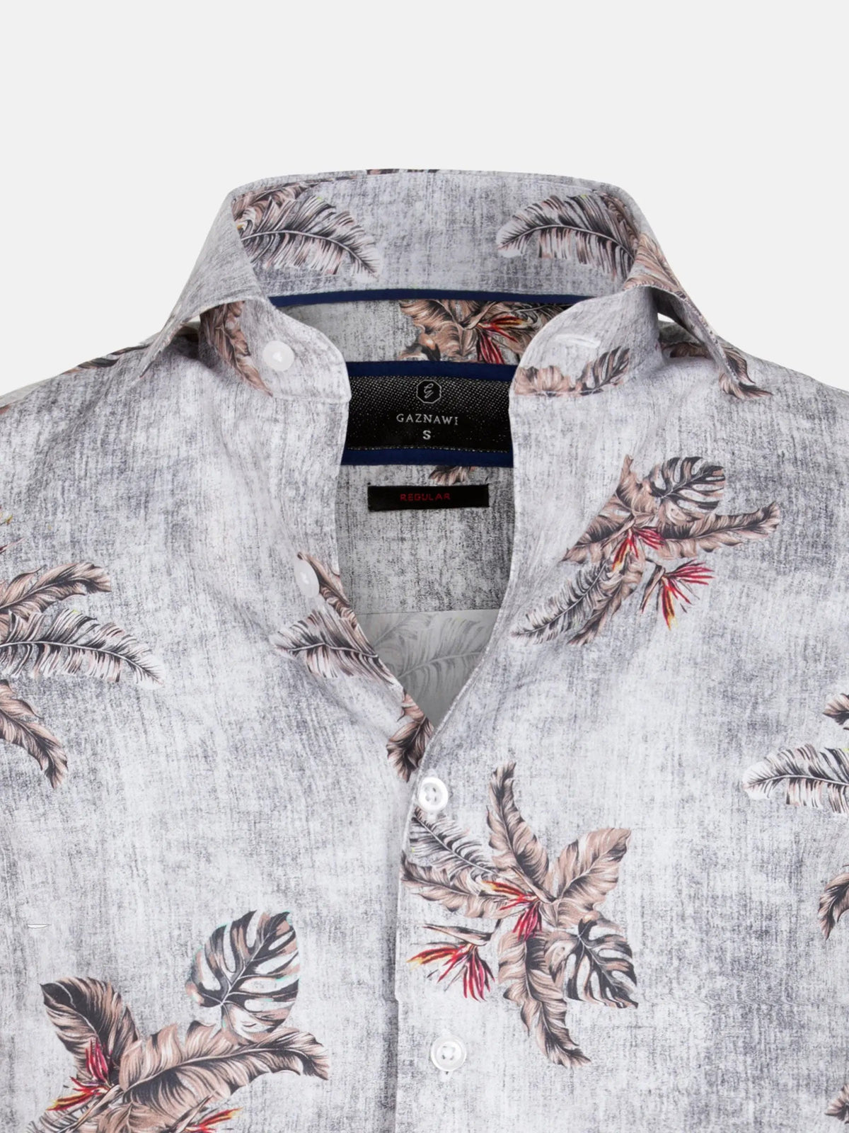 Shirt L.Sleeve 57000 Navy Brown 6XL