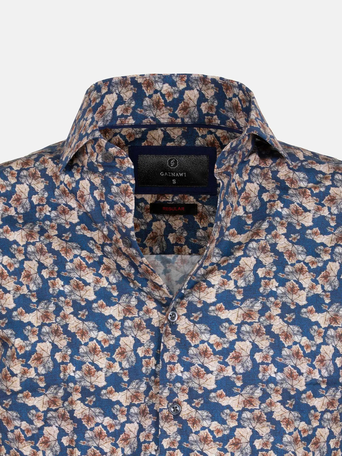 Shirt L.Sleeve 57000 Dark Navy Off White 6XL