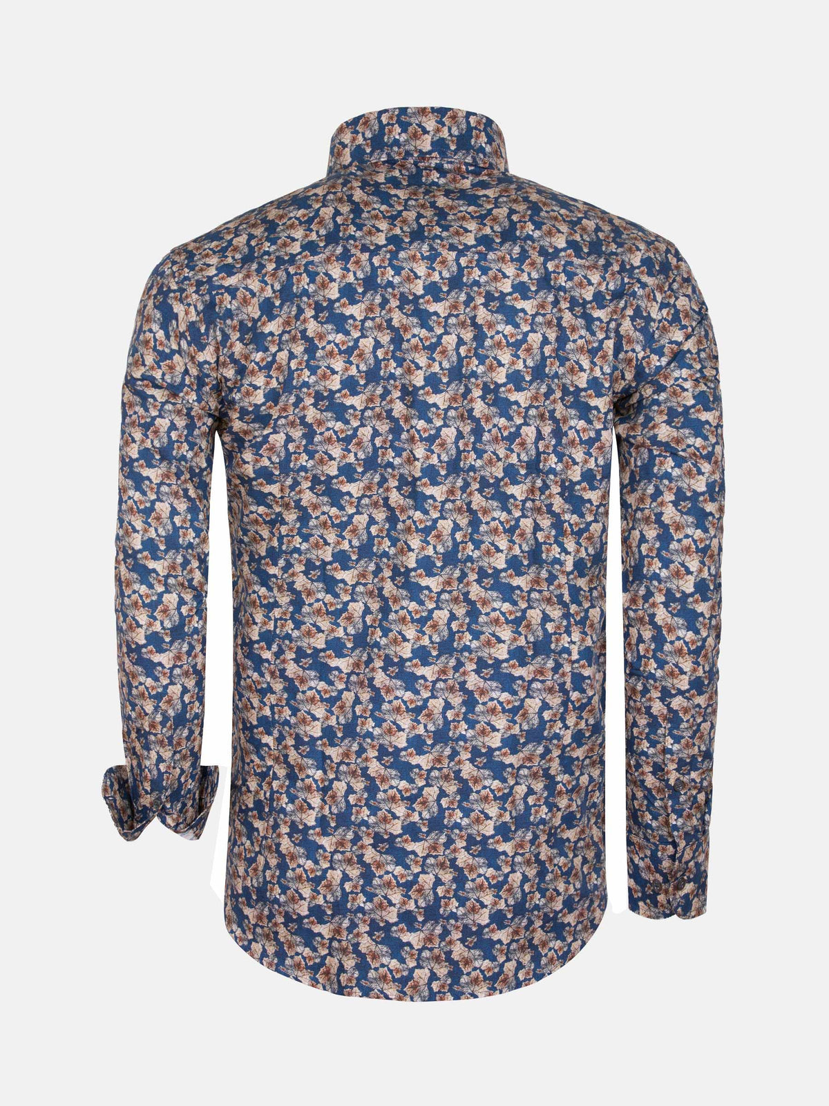 Shirt L.Sleeve 57000 Dark Navy Off White 6XL