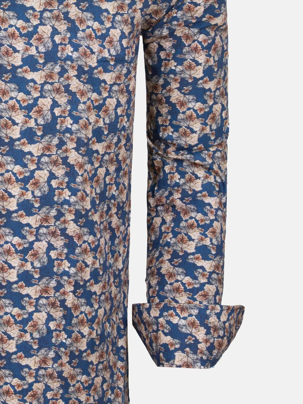 Shirt L.Sleeve 57000 Dark Navy Off White 6XL