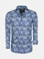 Shirt L.Sleeve 57000 Navy Blue 6XL