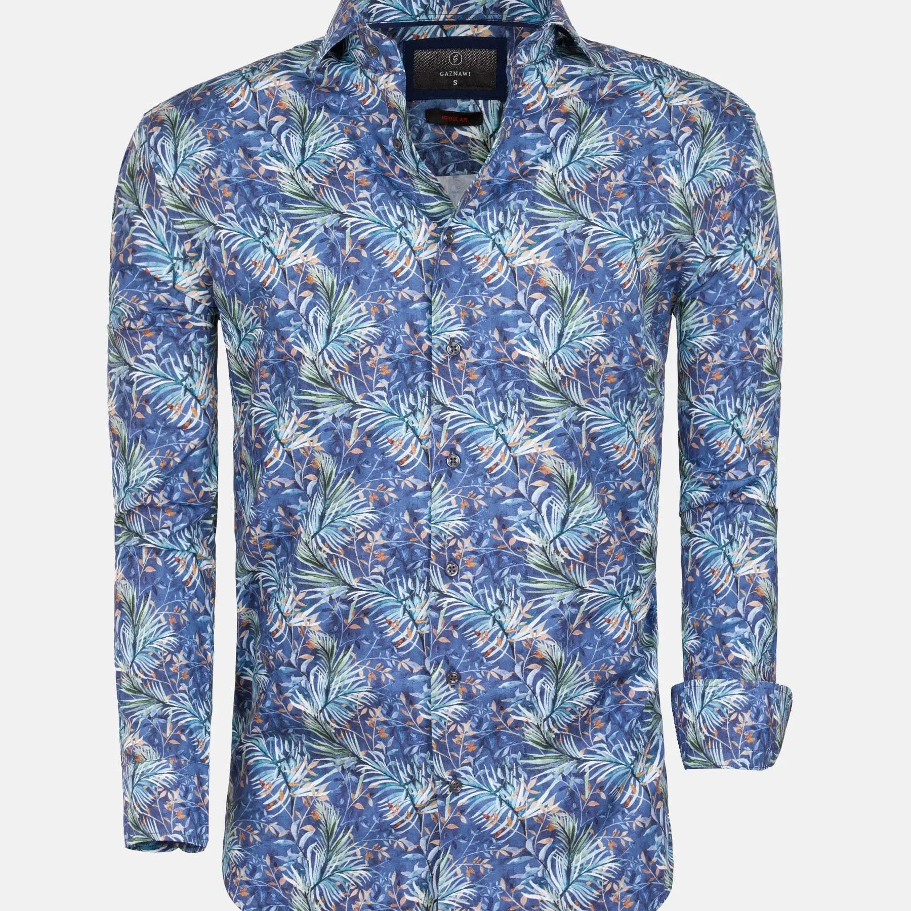 Shirt L.Sleeve 57000 Navy Blue 6XL