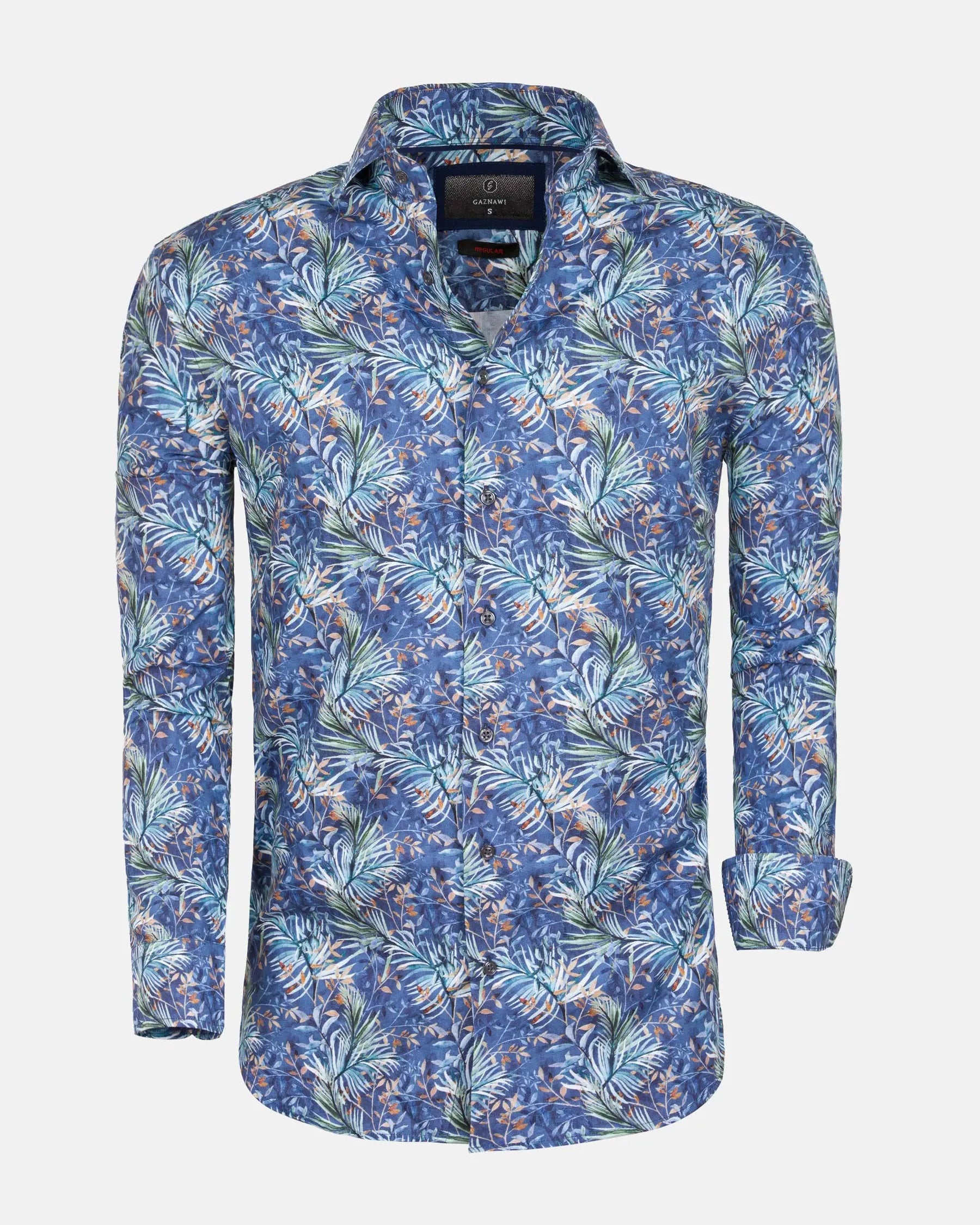 Shirt L.Sleeve 57000 Navy Blue 6XL
