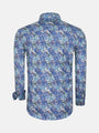 Shirt L.Sleeve 57000 Navy Blue 6XL