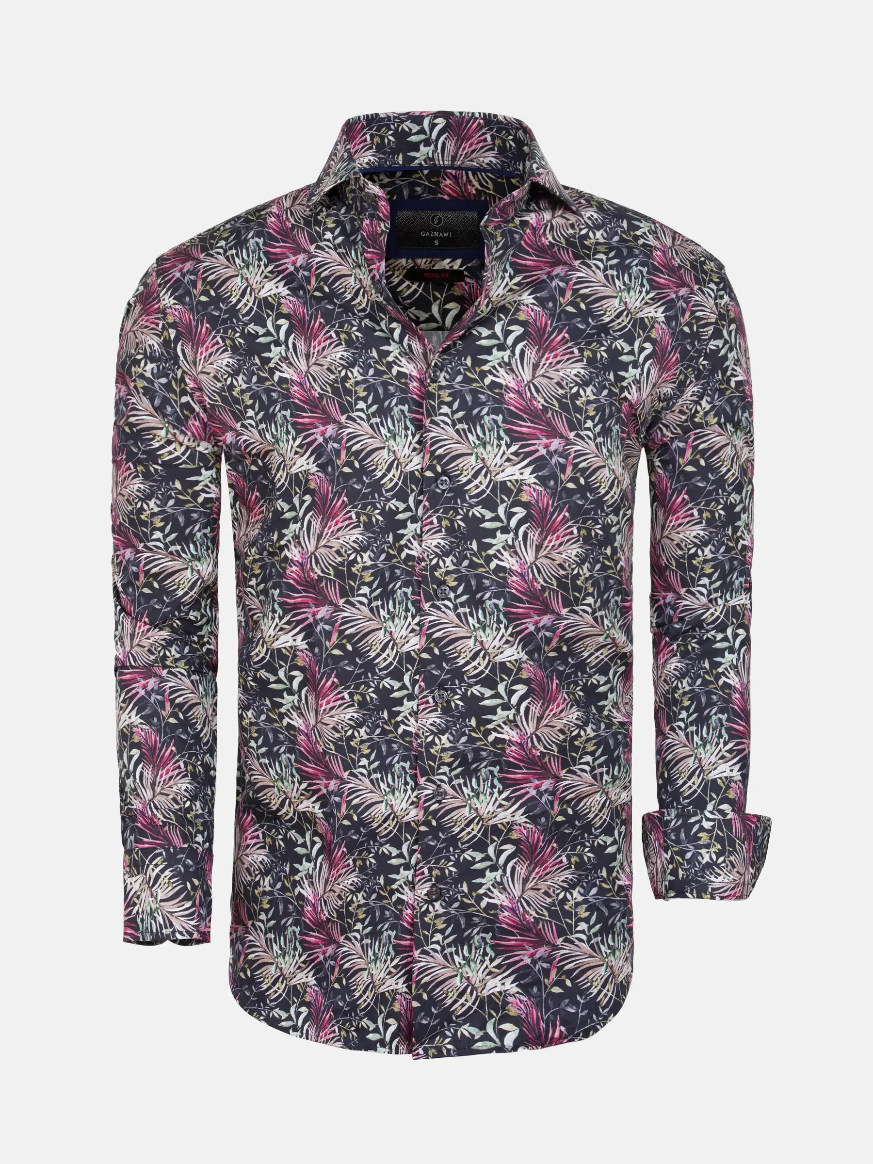 Shirt L.Sleeve 57000 Grey Yellow 6XL