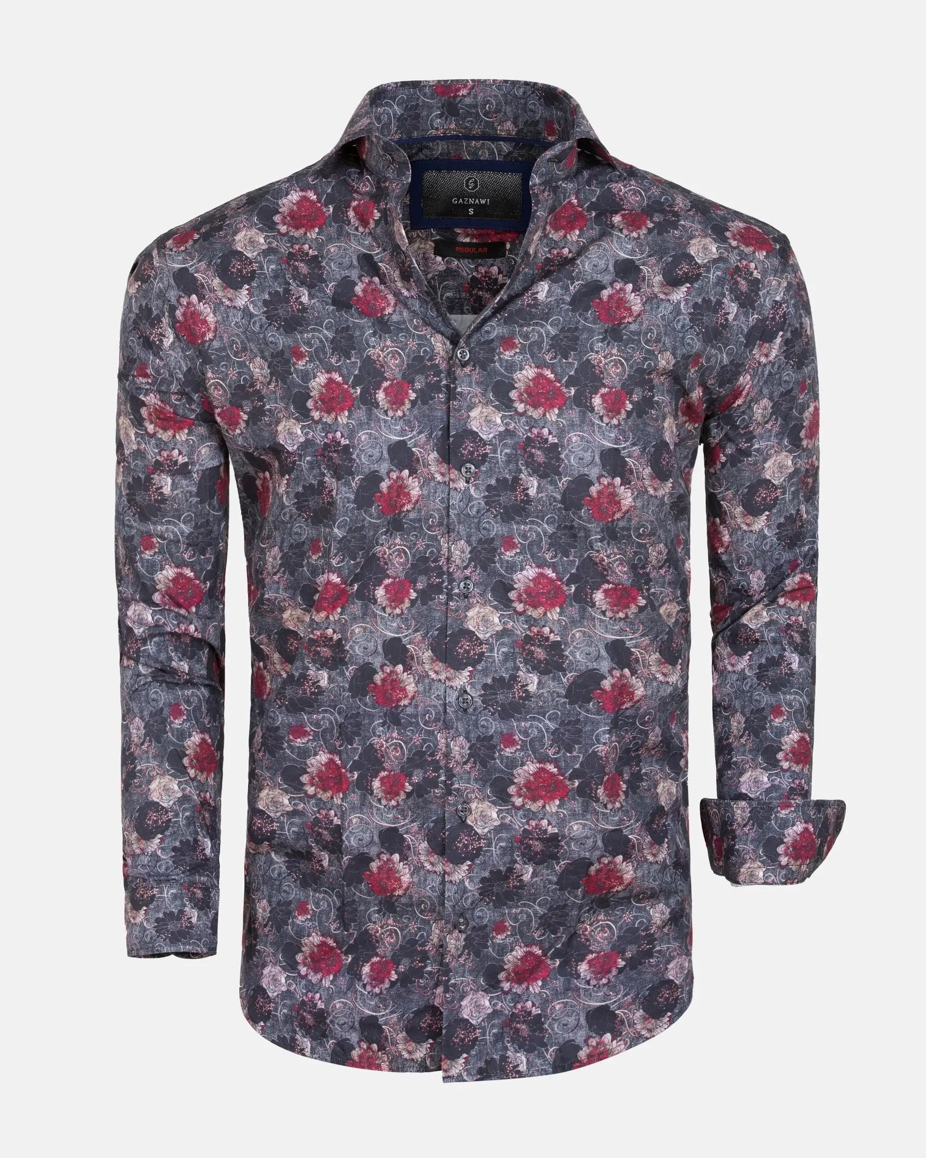 Shirt L.Sleeve 57000 Anthrite Grey 6XL