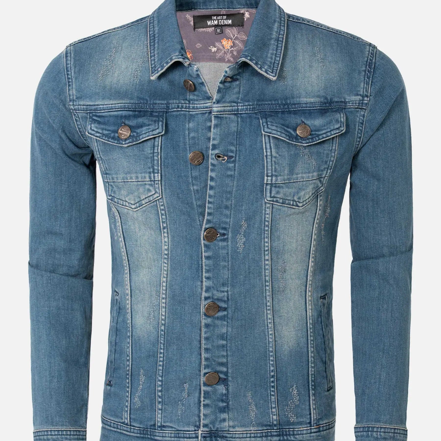 Cairo Denim Blue Summer Jacket 6XL