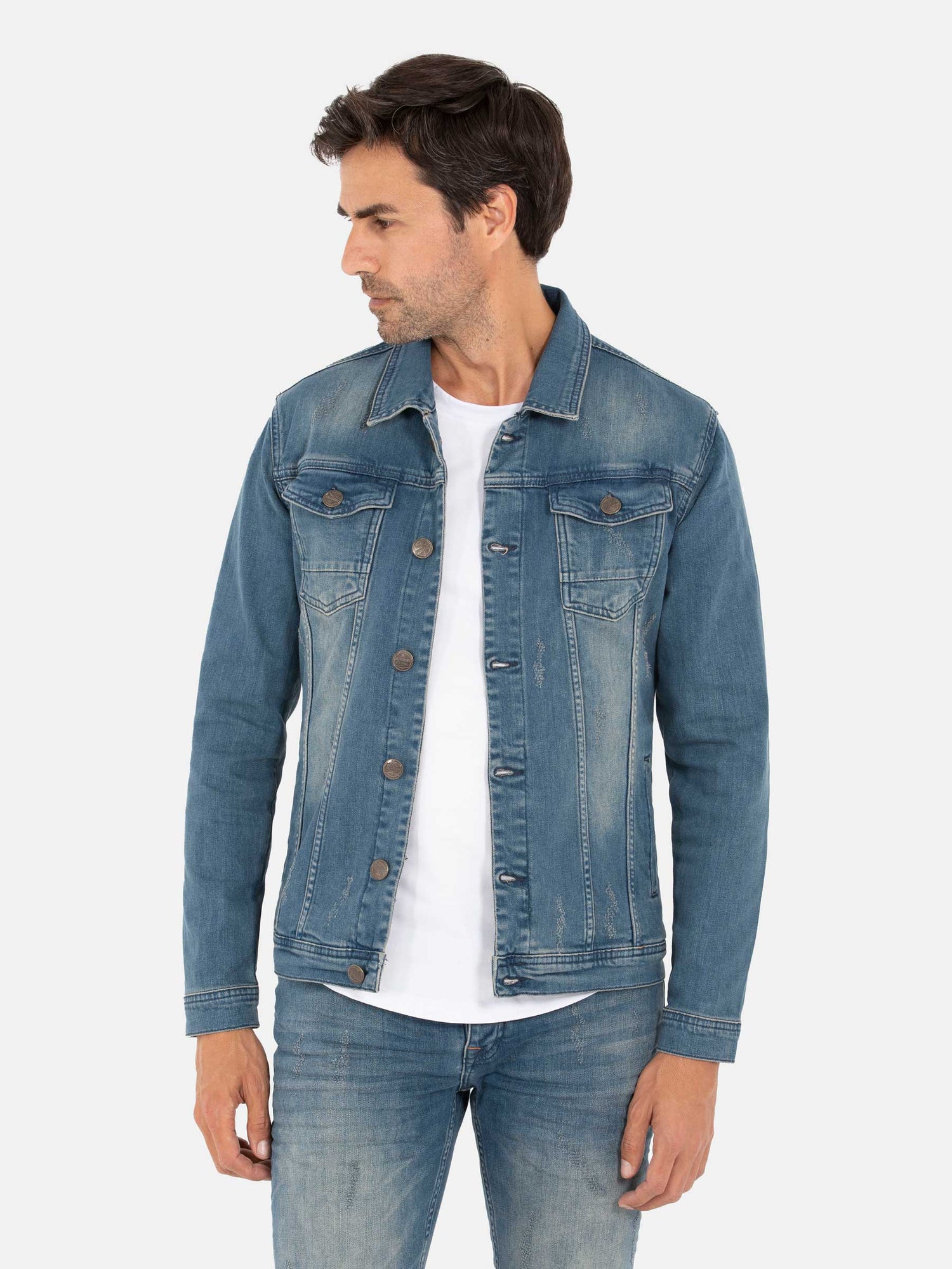 Cairo Denim Blue Summer Jacket 6XL