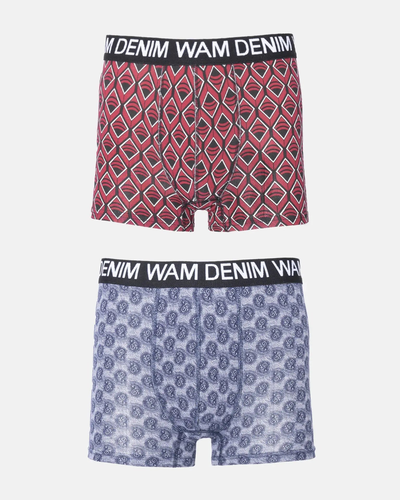 Boxer 73006 Mabou Grey Dark Red 2XL