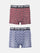 Boxer 73006 Mabou Grey Dark Red 2XL