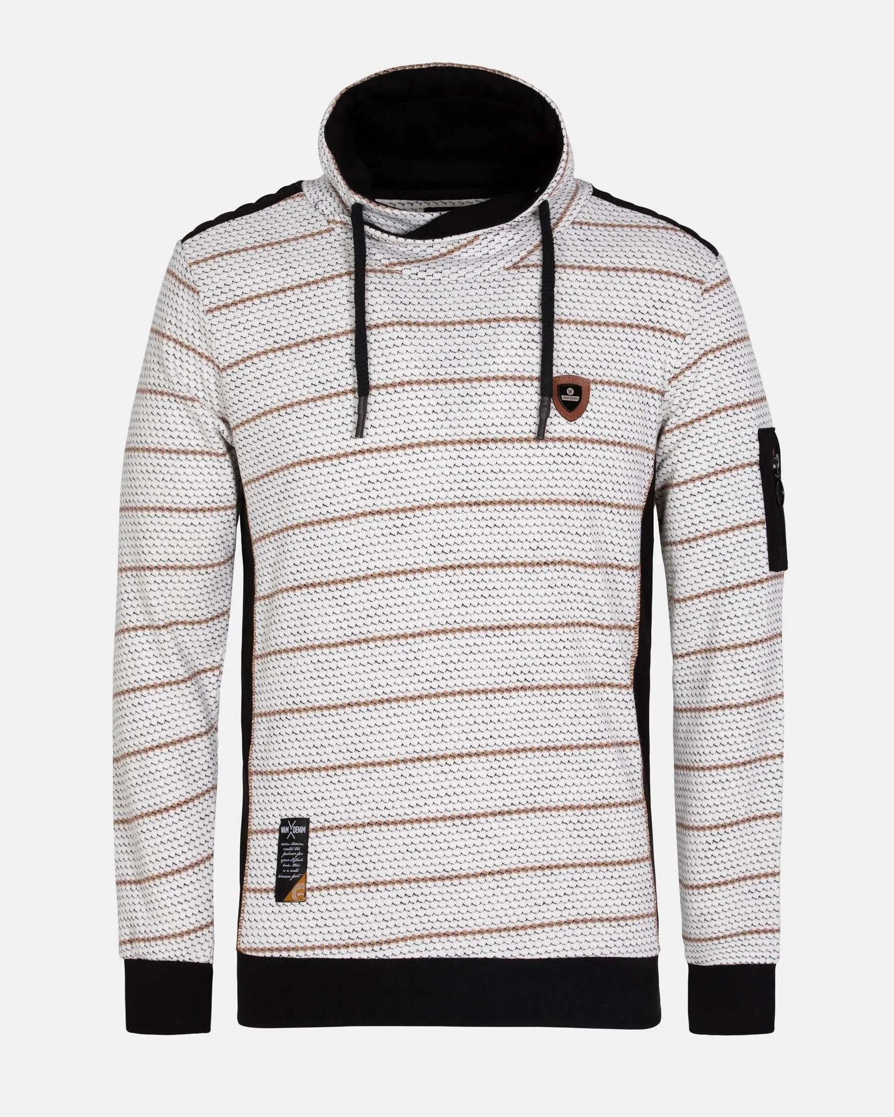 Muro Striped Off-White Sweater 6XL