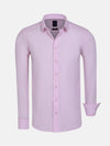 Leira Solid Pink Long Sleeve Shirt 6XL