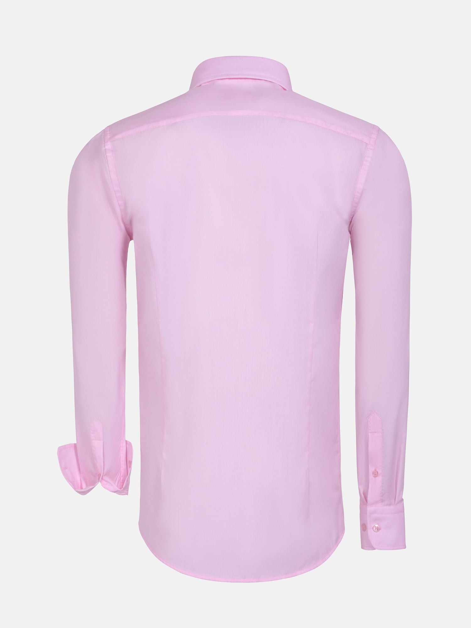 Leira Solid Pink Long Sleeve Shirt 6XL