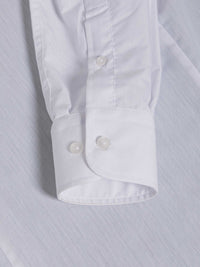 Leira Solid White Long Sleeve Shirt 6XL