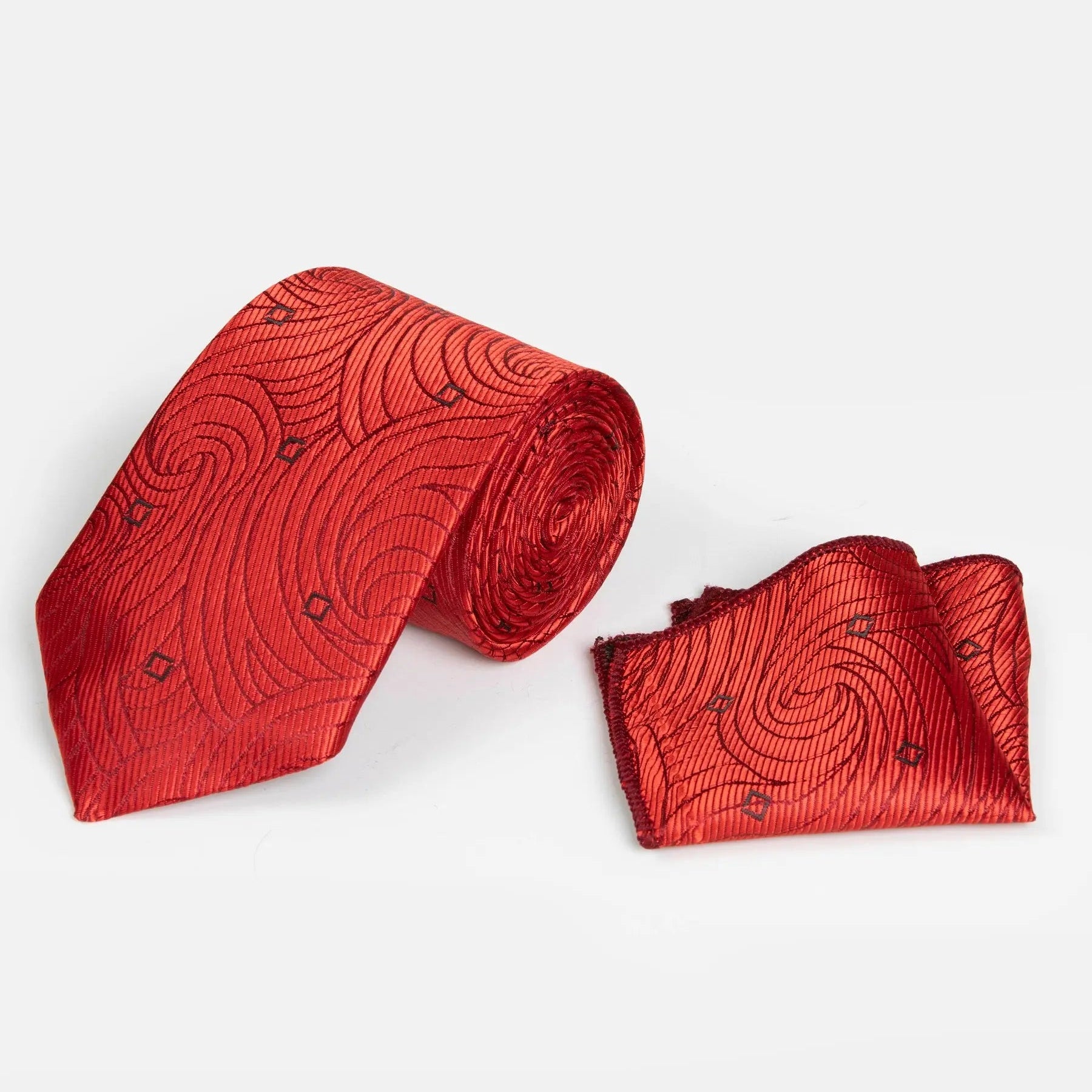 Tie 10001 Swirl Red 150X85