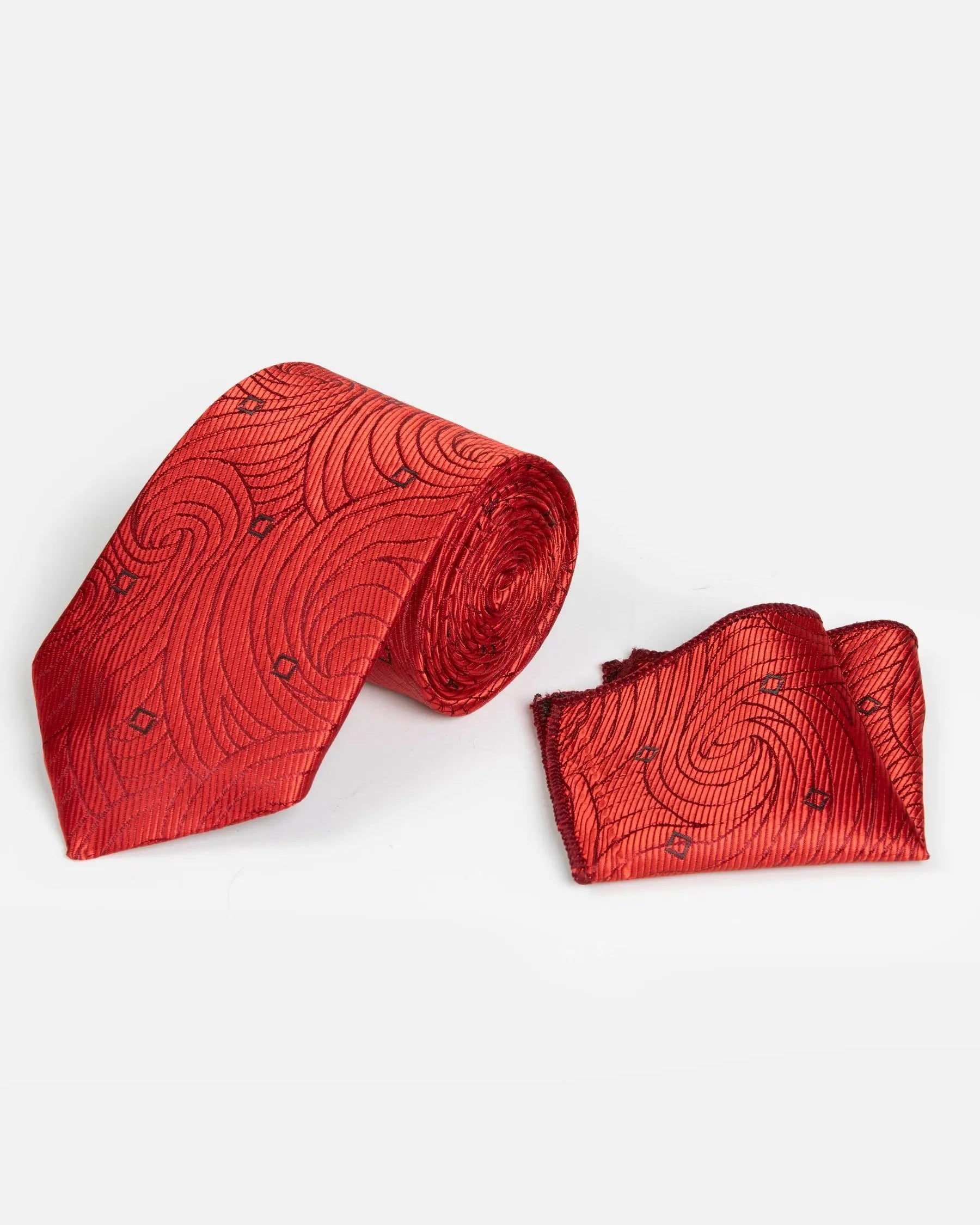 Tie 10001 Swirl Red 150X85