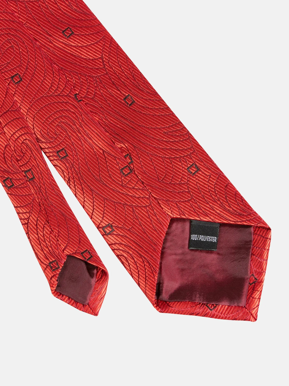 Tie 10001 Swirl Red 150X85