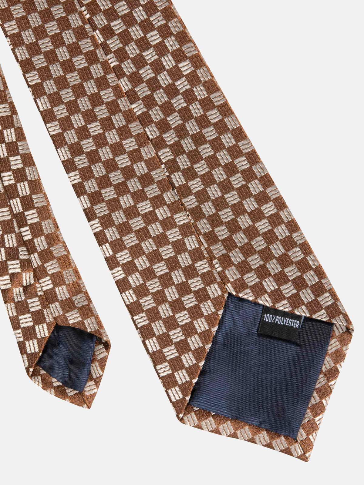 Tie 10004 Square Light Brown 150X85