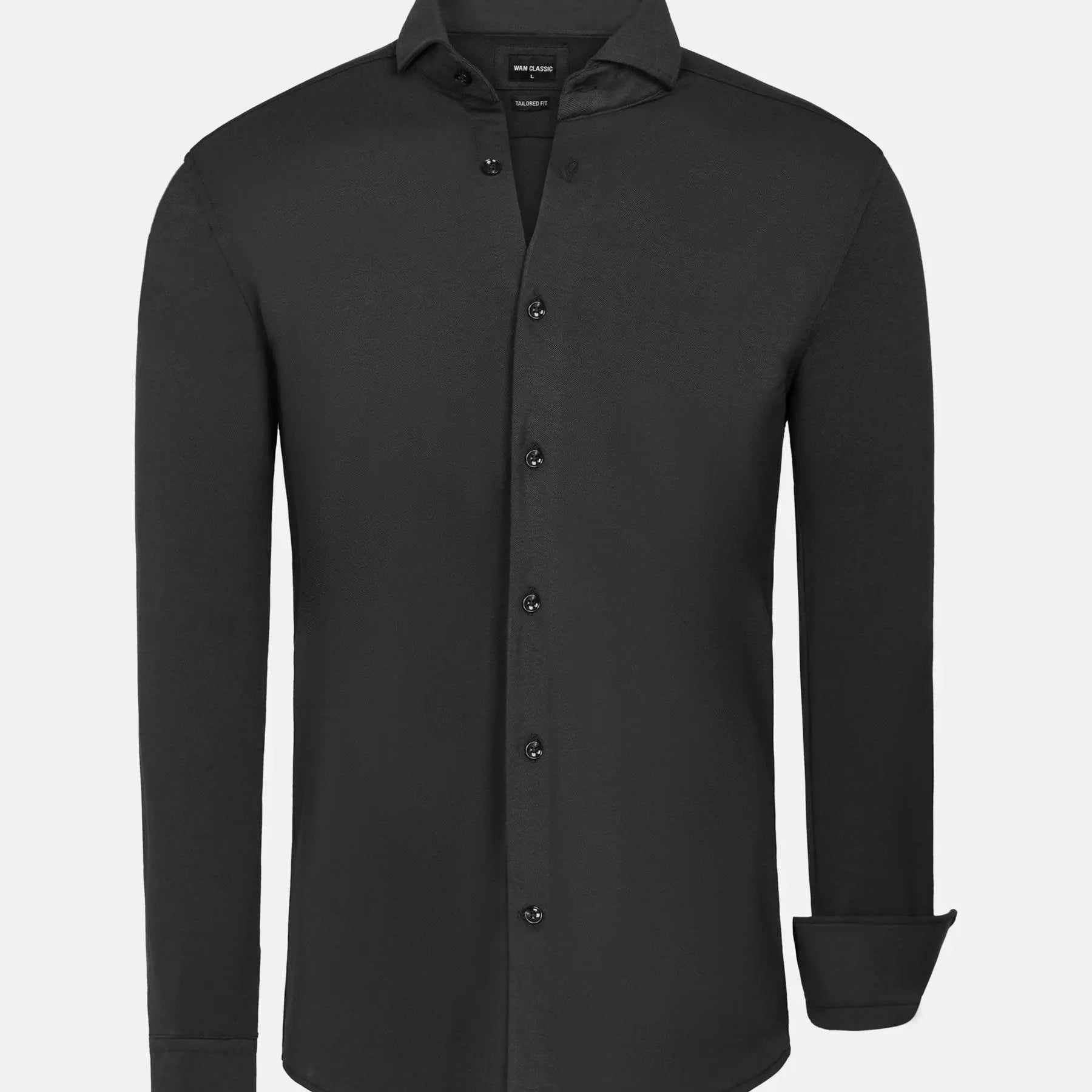 Sella Black Long Sleeve Shirt 6XL