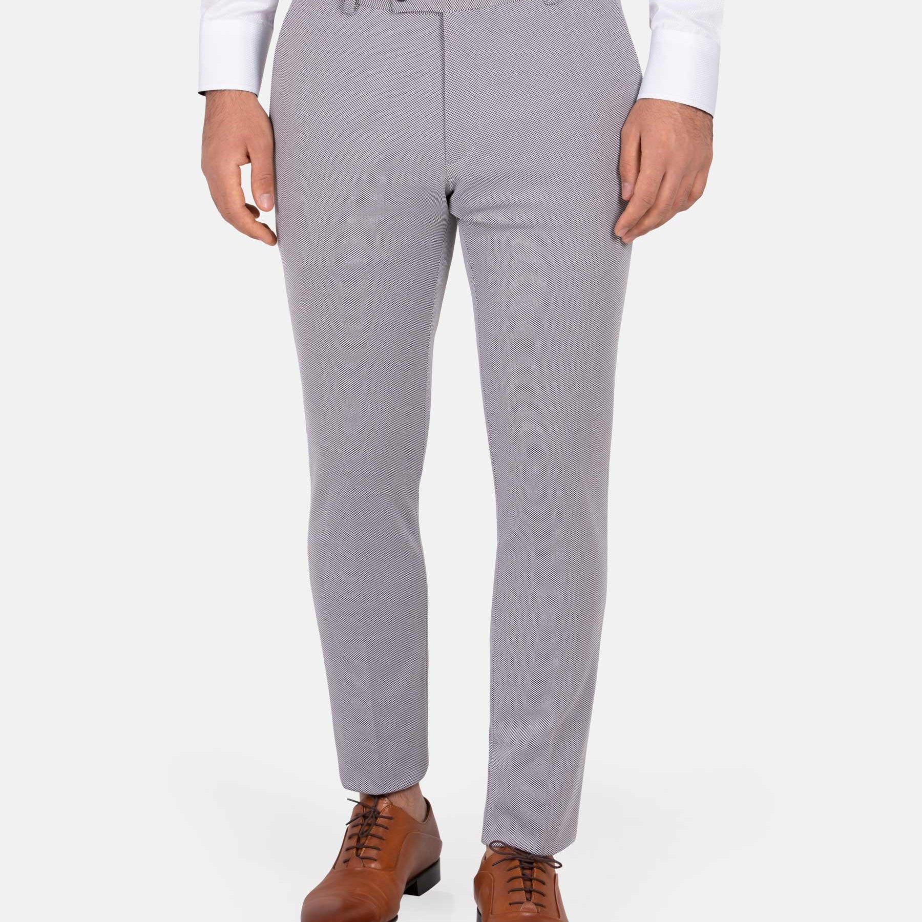 Nolan Slim Fit Grey Suit Pants 60