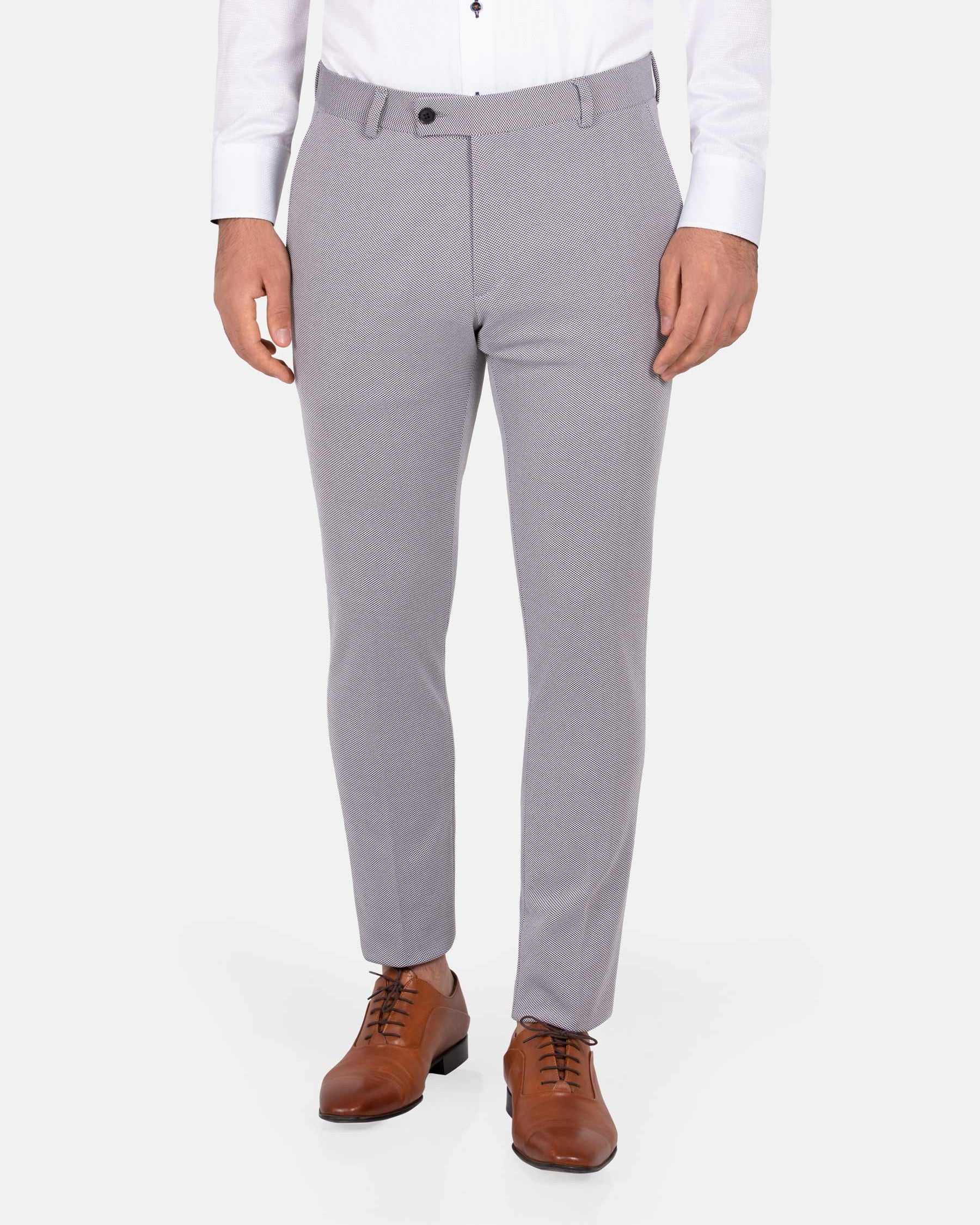 Nolan Slim Fit Grey Suit Pants 60