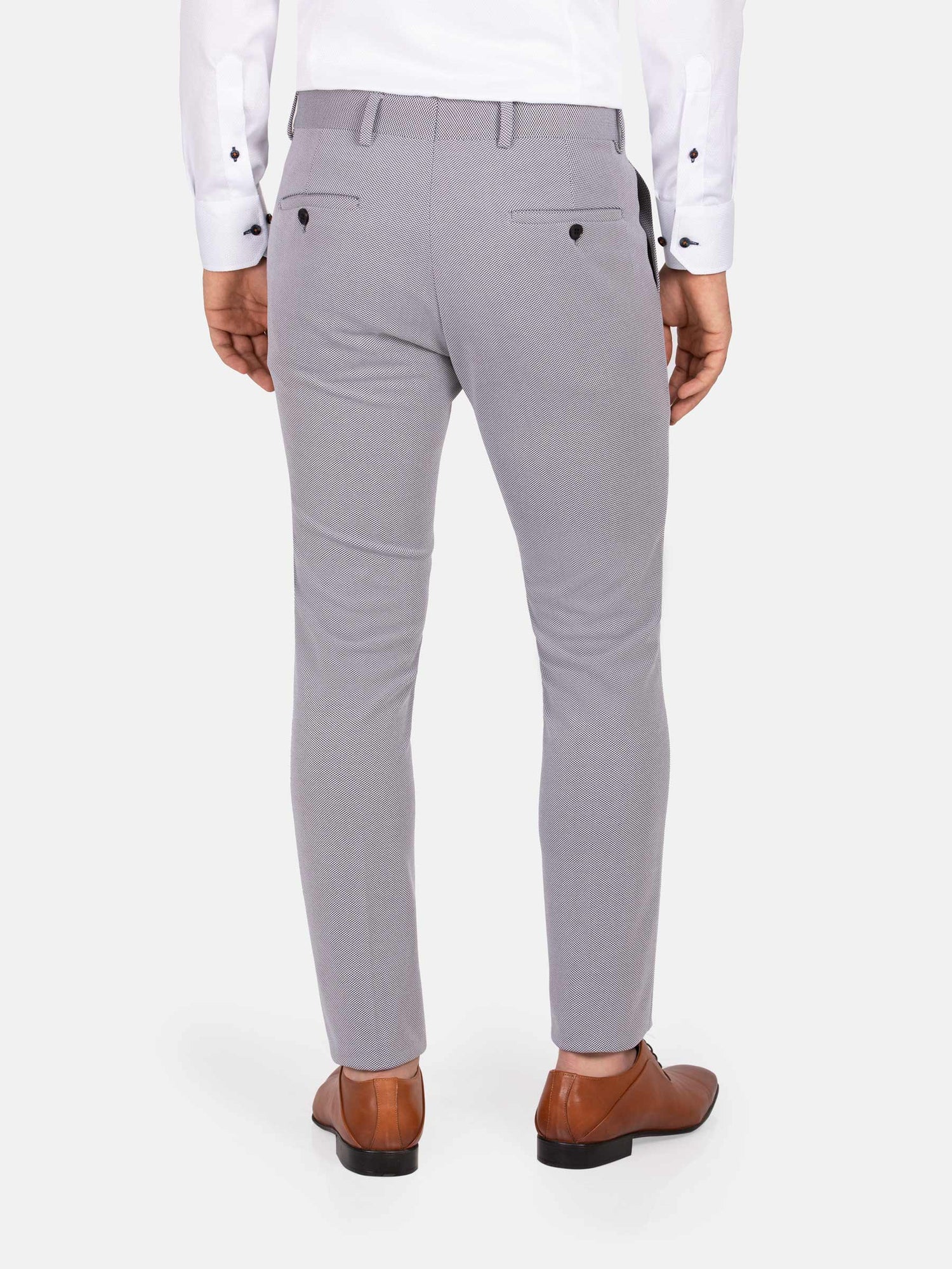 Nolan Slim Fit Grey Suit Pants 60