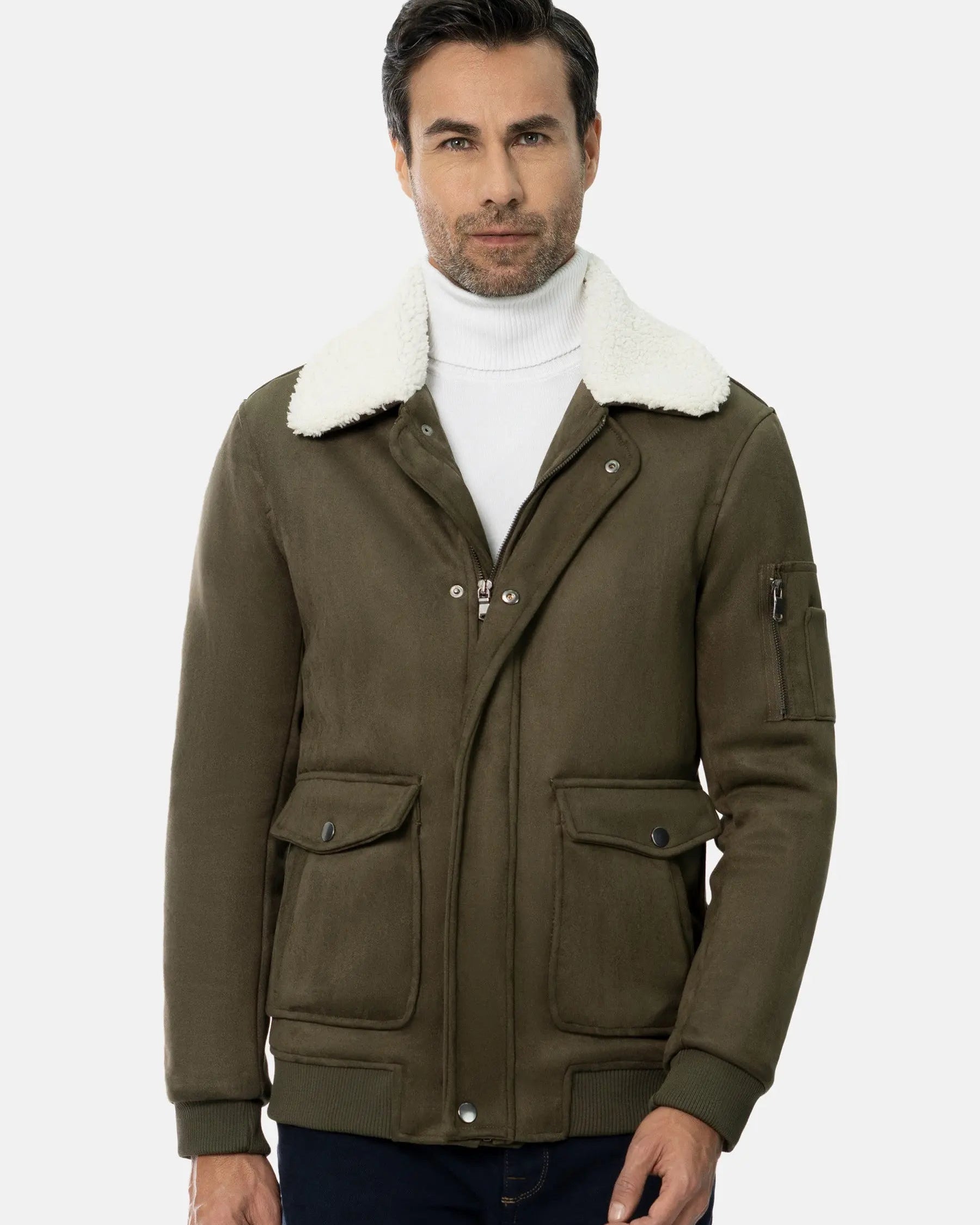 Gwenn Khaki Winter Jkets 6XL