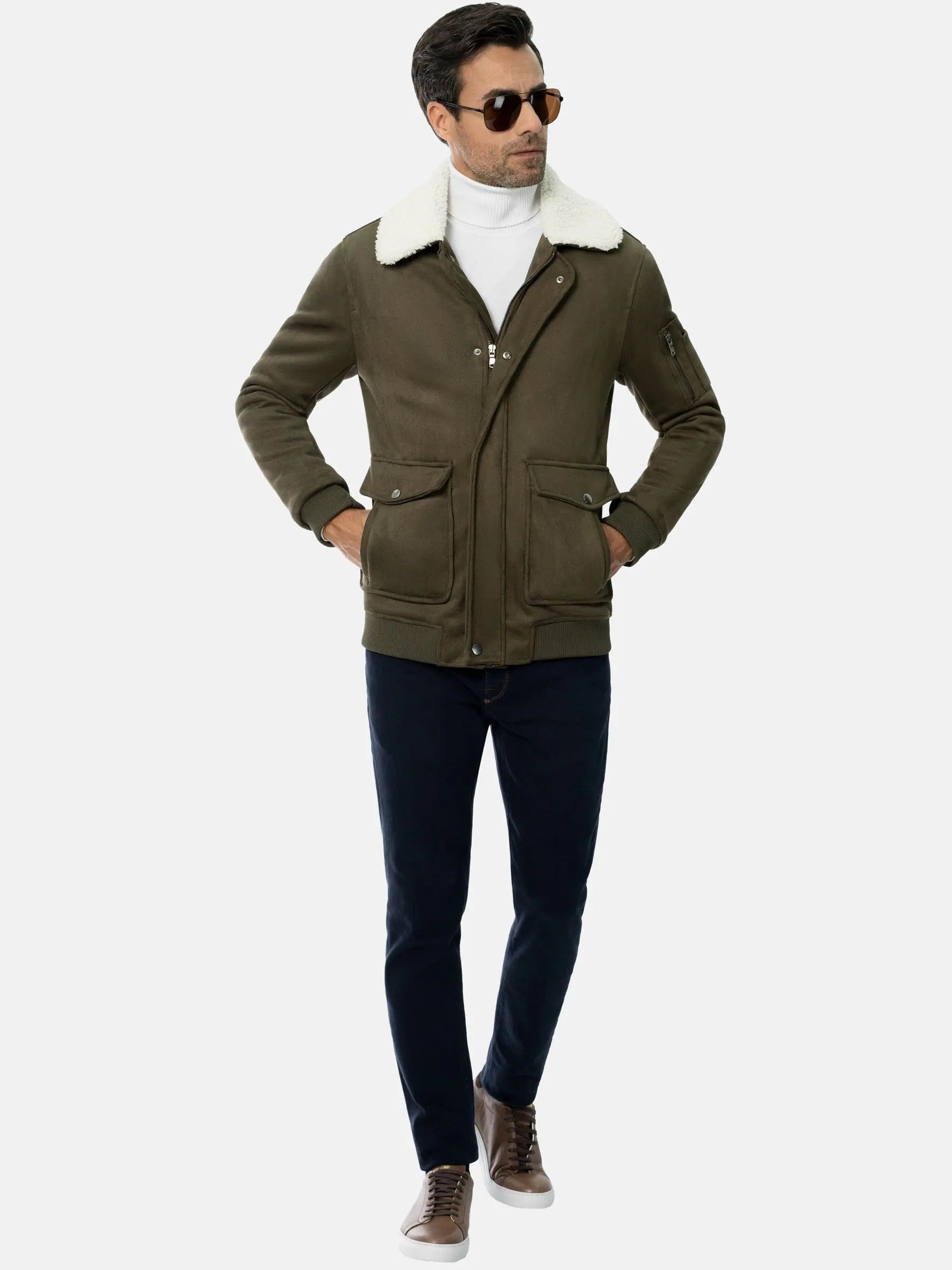 Gwenn Khaki Winter Jkets 6XL