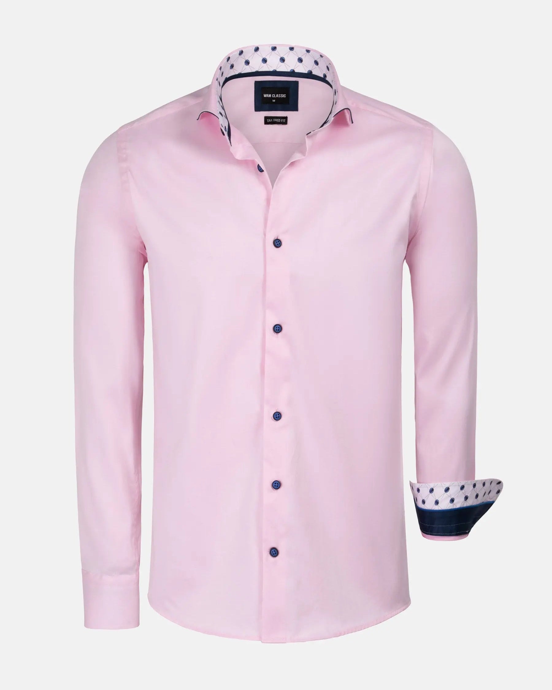 Lance Solid Pink Long Sleeve Shirt 6XL