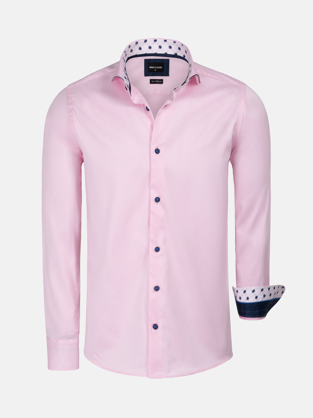 Lance Solid Pink Long Sleeve Shirt 6XL