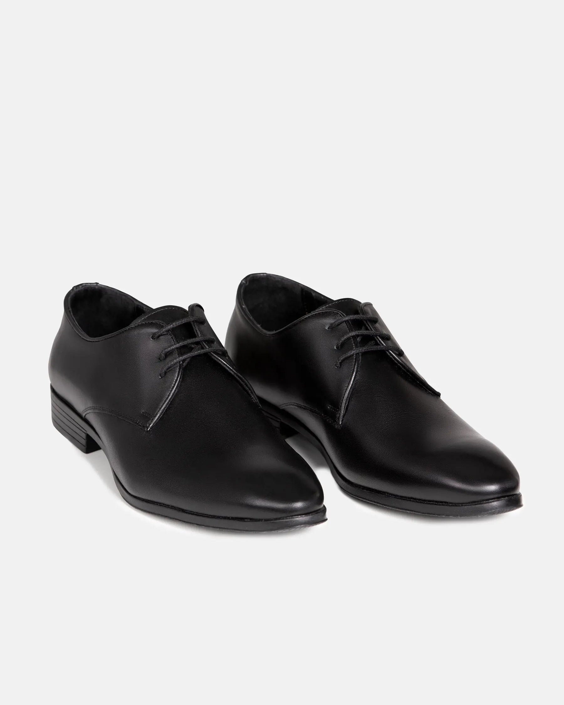 Leather Classic Blk Shoes 45