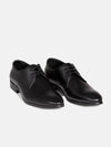 Leather Classic Blk Shoes 45