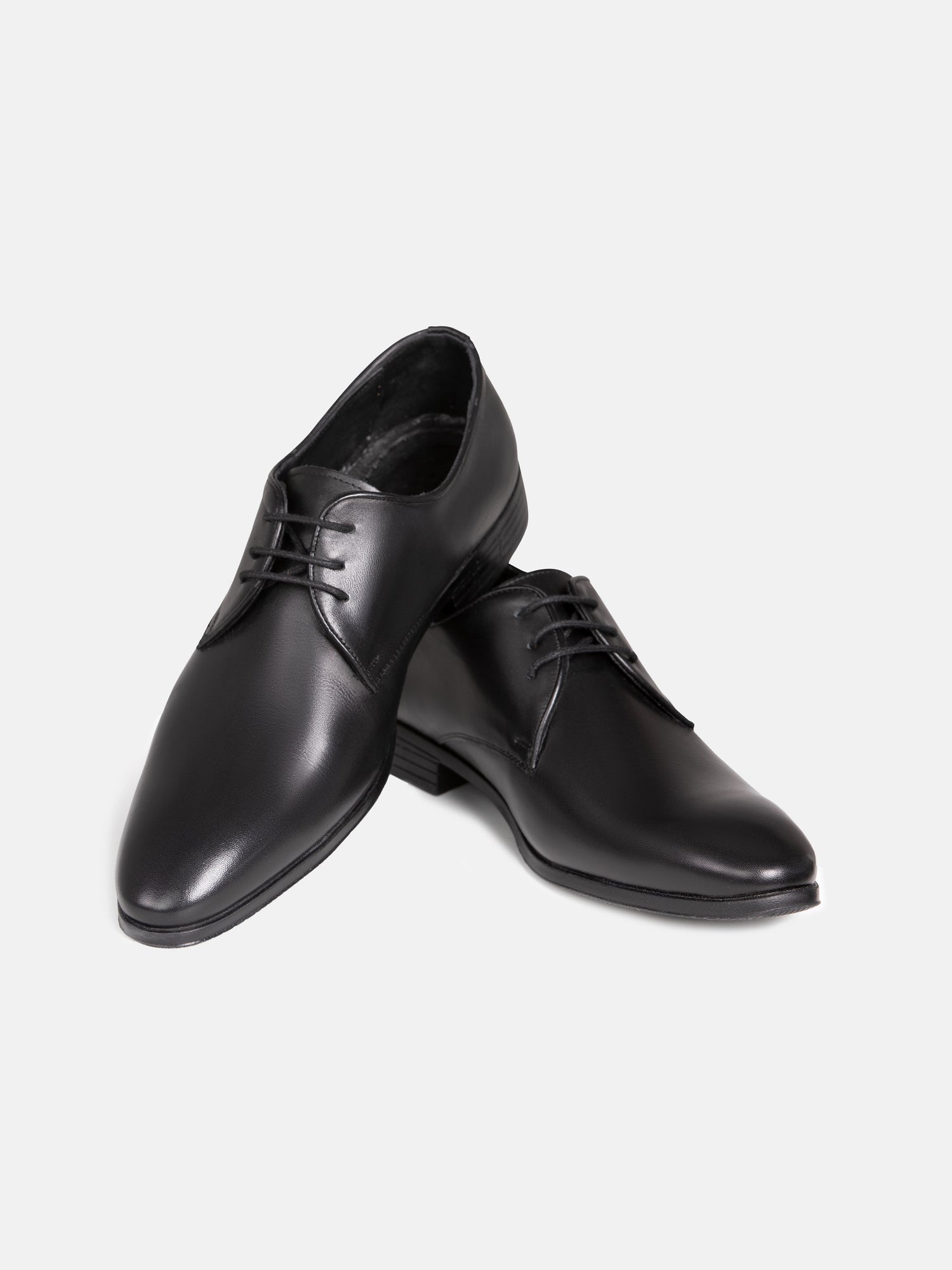 Leather Classic Blk Shoes 45