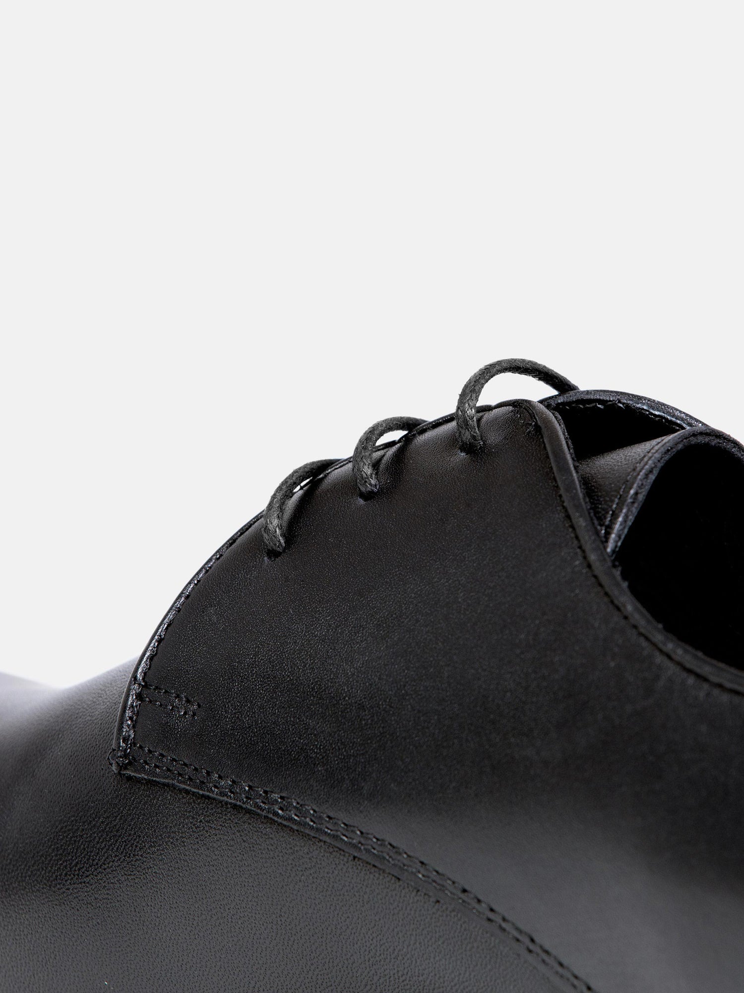 Leather Classic Blk Shoes 45