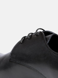 Leather Classic Blk Shoes 45