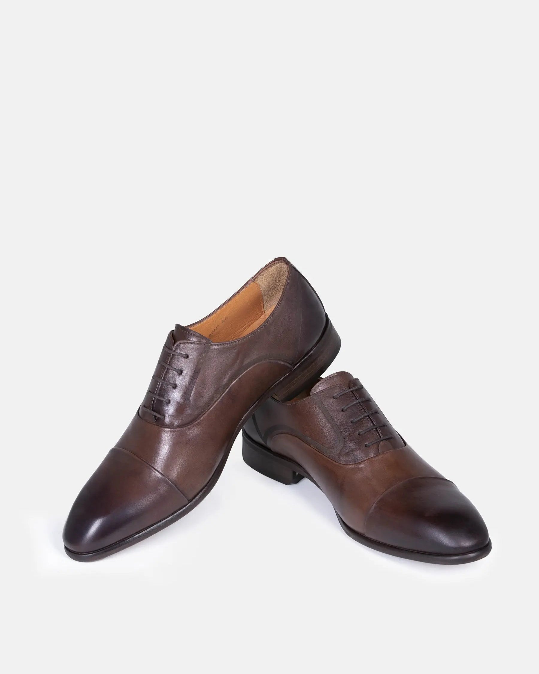Oxford Leather Brown Shoes 45