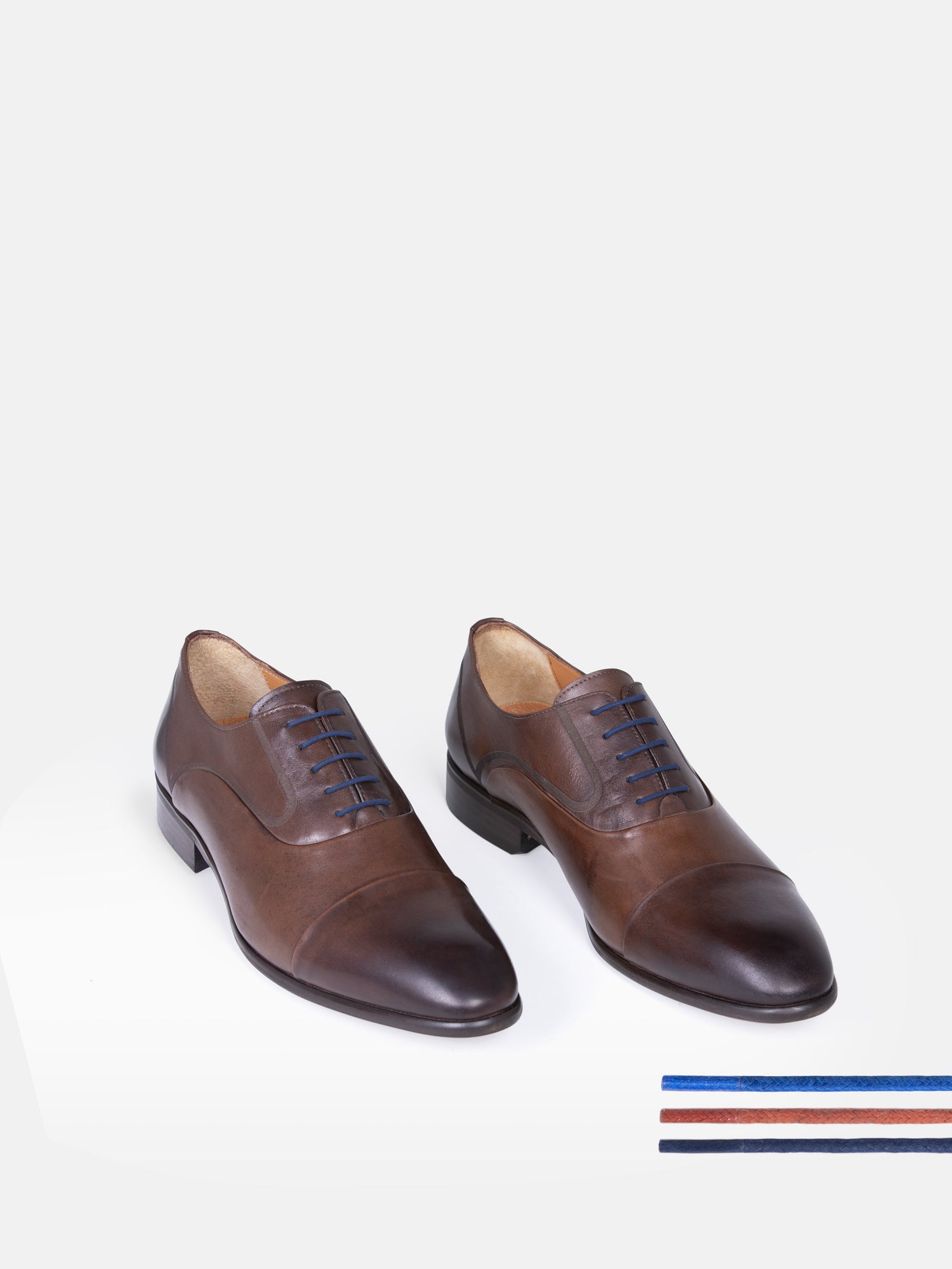 Oxford Leather Brown Shoes 45