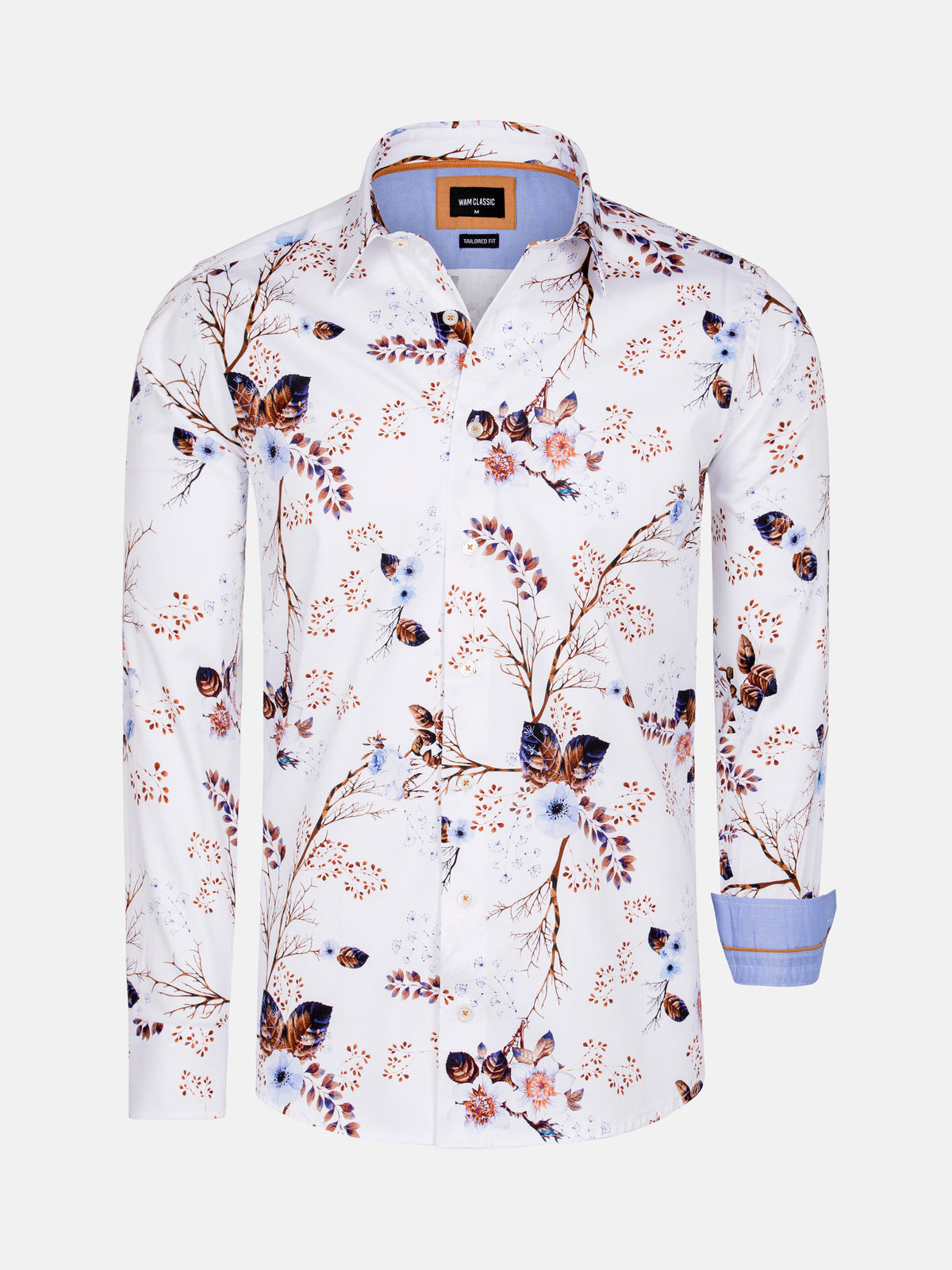 Rennes Floral White Shirt 6XL