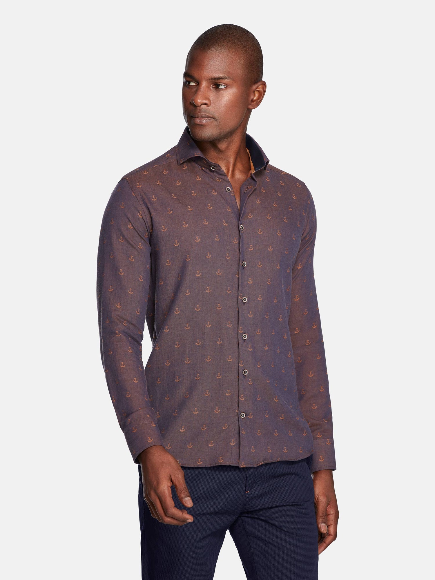 Cormes Navy Long Sleeve Shirt 6XL