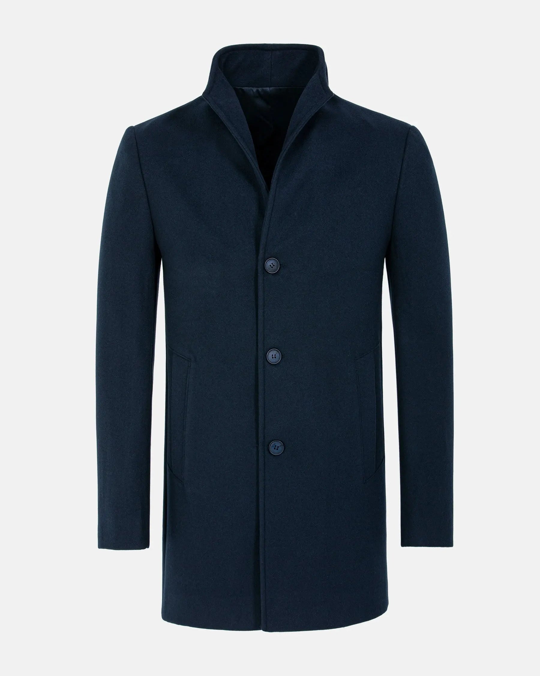 Franklin Widespread Notch Collar Dark Navy Trenchcoat 6XL