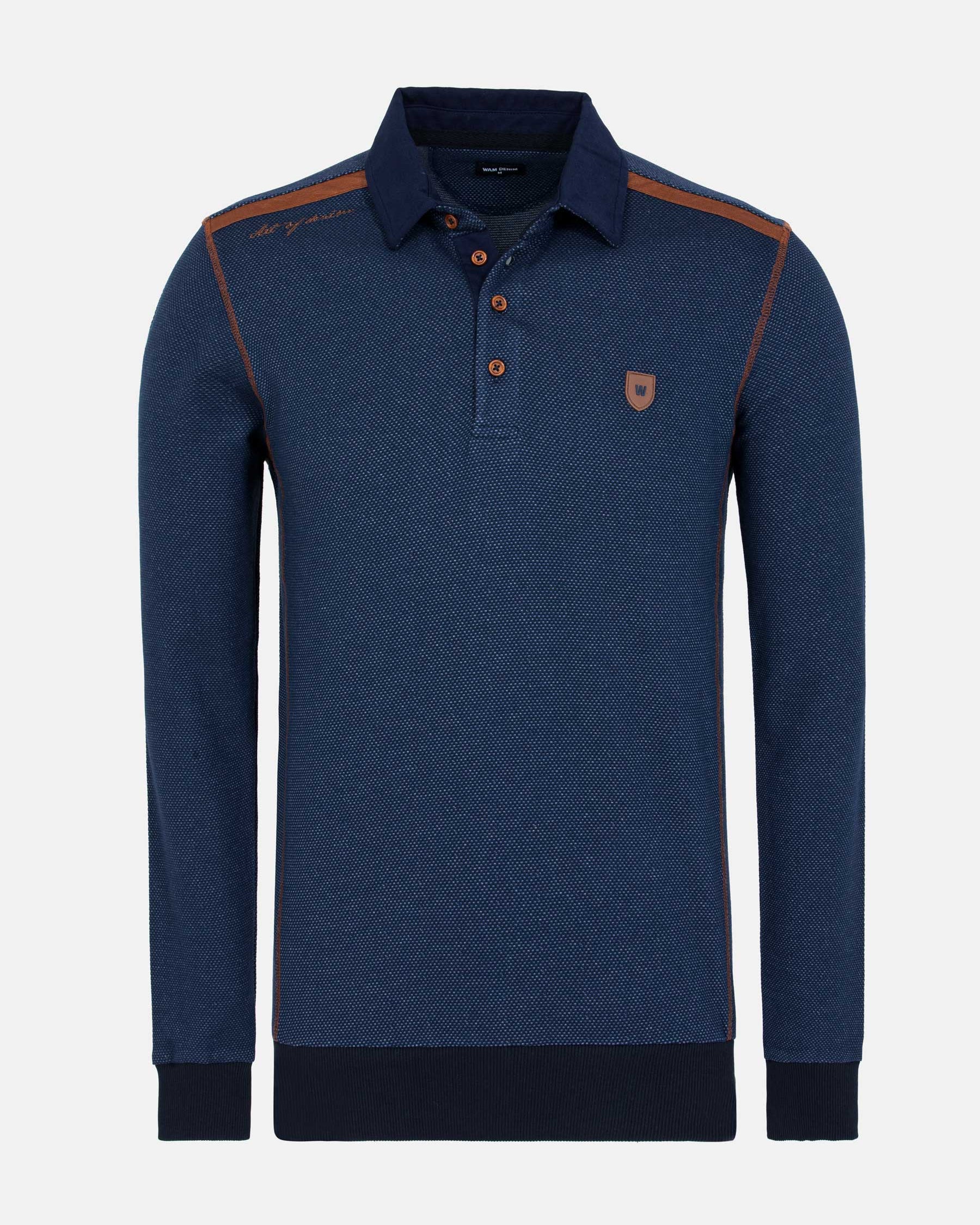 Playas Polo Collared Navy Sweater 6XL