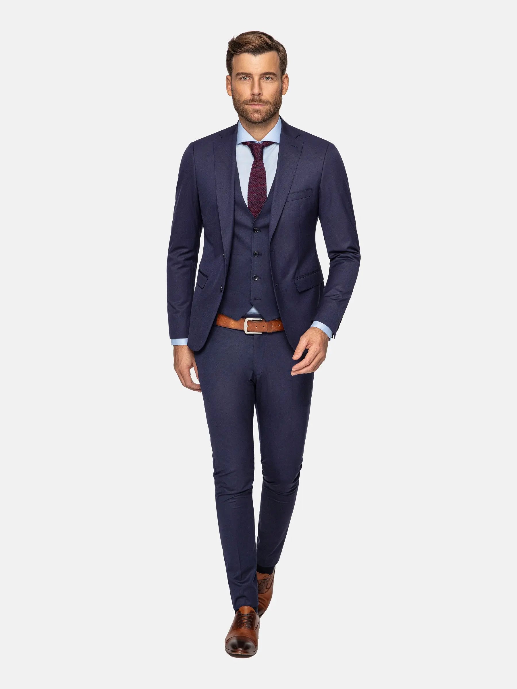 Scottsville Slim Fit Navy Suit Pants 60
